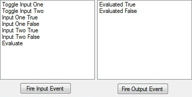 Level Object Watcher Input/Output Events Window