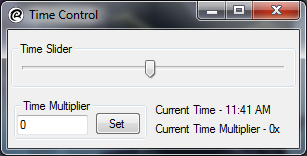 The Time Control Window